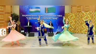 Изрображение 'ВИДЕО: ВЫСТАВКА "MADE IN UZBEKISTAN" В АШХАБАДЕ'