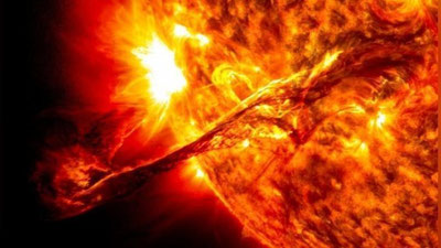 'Quyoshda kuchli portlash sodir bo`ldi'ning rasmi