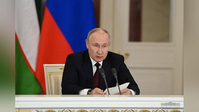 Изрображение 'Путин: "Поставки российского газа в Узбекистан через Казахстан - взаимовыгодный проект"'