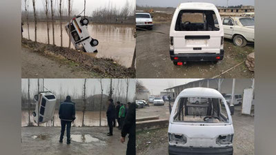 Изрображение 'В Андижанской области водитель "Дамаса" съехал в канал'