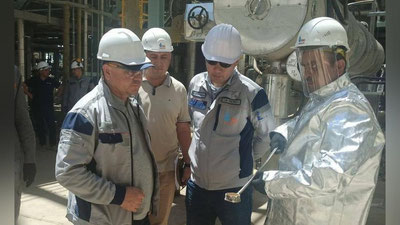 Изрображение '«Узбекнефтегаз»: На заводе «Uzbekistan GTL» началось производство синтетической нефти'