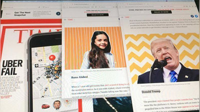 '“Time” журнали Дональд Трамп ва суриялик блогер қизни интернетдаги энг нуфузли инсонлар деб топди'ning rasmi