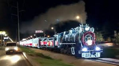 'Bogotada Yangi yil poezdi o`z harakatini boshladi 'ning rasmi