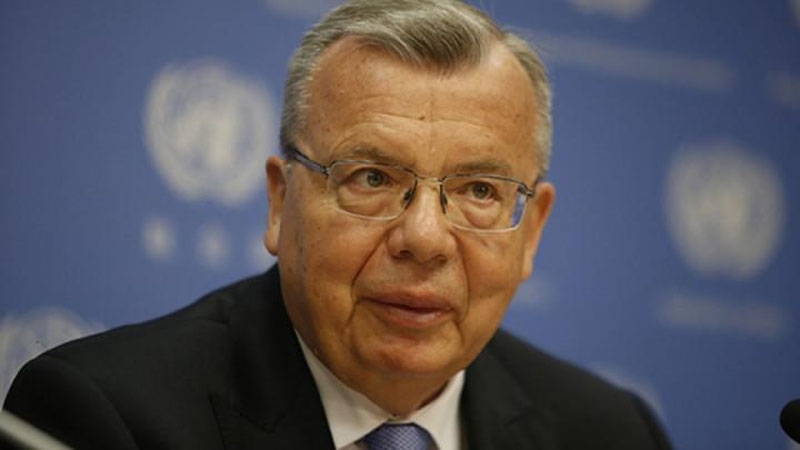 'O`zbekiston Prezidenti BMT Bosh kotibi o`rinbosari bilan uchrashdi'ning rasmi