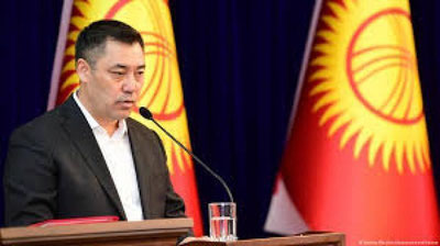 '"Bu bizning Trapm". Sadir Japarov Qirg`izistonning 6-prezidenti bo`ldi'ning rasmi