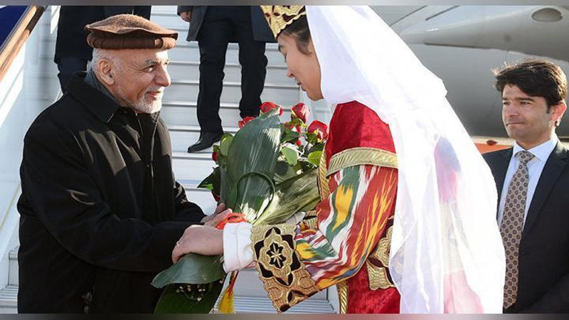 Изрображение 'ПРЕЗИДЕНТ АФГАНИСТАНА ПРИБЫЛ В ТАШКЕНТ'