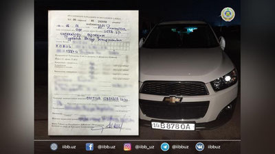 'Toshkentda avtomobilni mast holatda boshqargan sobiq deputat, inspektorlarga lavozimini "pesh" qilib, chora ko`rmaslikni talab qildi'ning rasmi