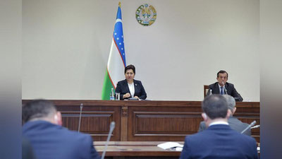 'Эртага Олий Мажлиси Сенатининг йигирма биринчи ялпи мажлиси ўтказилади'ning rasmi