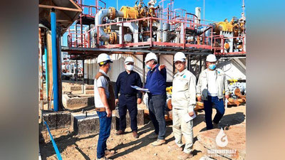 '“O`zbekneftgaz”: Boshqaruv raisi boshchiligidagi “Ishchi guruh” Ustyurtda uglevodorodlar qazib chiqarish borasidagi ishlar holatini o`rgandi'ning rasmi