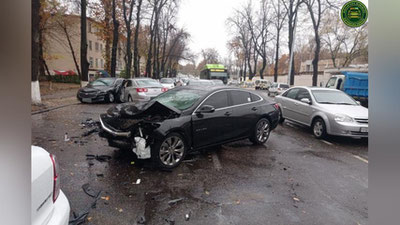 Изрображение 'Одно из самых "дорогих" ДТП произошло в Ташкенте (фото)'