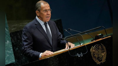 'Lavrov BMT yig`ilishida Ukrainani totalitar fashistlar davlati deb atadi (video)'ning rasmi