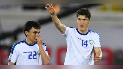 Изрображение 'Дубль Шомуродова принес Узбекистану победу над Палестиной (видео)'