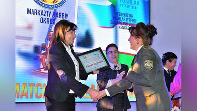 'Samarqandda ilk bor harbiy xizmatchi ayollar forumi o`tkazildi'ning rasmi