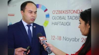 '“Global tadbirkorlik haftaligi” ga bag`ishlangan matbuot anjumani bo`lib o`tdi'ning rasmi