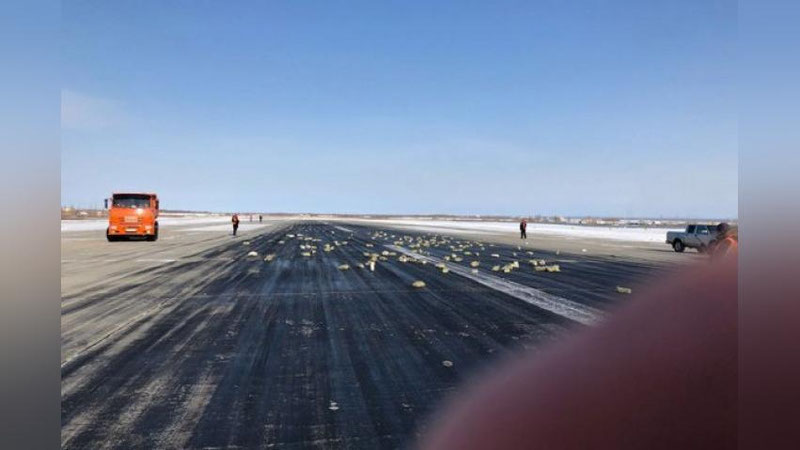 Изрображение 'В ЯКУТИИ ИЗ САМОЛЕТА ВЫПАЛИ СЛИТКИ ЗОЛОТА (ФОТО, ВИДЕО)'