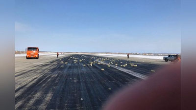 Изрображение 'В ЯКУТИИ ИЗ САМОЛЕТА ВЫПАЛИ СЛИТКИ ЗОЛОТА (ФОТО, ВИДЕО)'