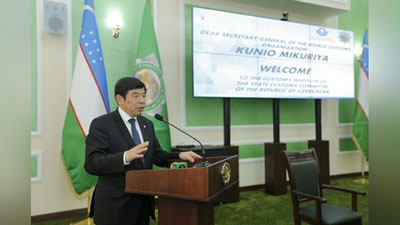 'Jahon bojxona tashkiloti Bosh kotibi Bojxona institutiga tashrif buyurdi'ning rasmi