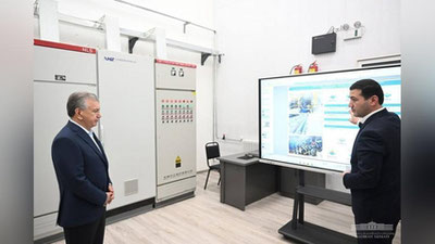 'Prezident Andijondagi markaziy qozonxonani borib ko`rdi'ning rasmi