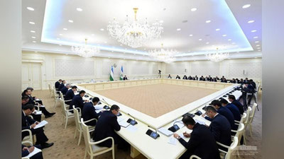 Изрображение 'На совещании с участием Президента рассмотрены меры увеличения производства продуктов питания'