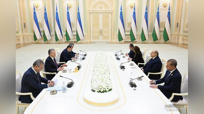 Изрображение 'Шавкат Мирзиёев принял председателя Сената Египта'