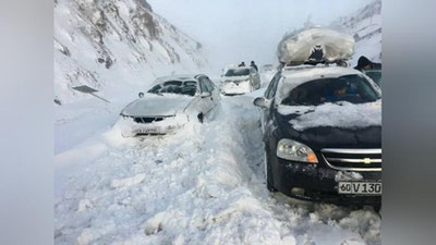 '«Qamchiq»da yuk mashinalari harakati to`xtatildi'ning rasmi