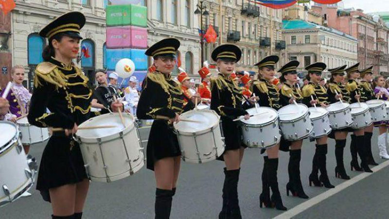 Изрображение 'Барабанщики установили рекорд Гиннесса в Петербурге (видео)'