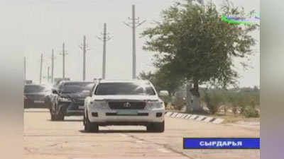 Изрображение 'ОТКРЫТ УЧАСТОК ДОРОГИ МЕЖДУ ТАШКЕНТОМ И САМАРКАНДОМ ЧЕРЕЗ КАЗАХСТАН (ВИДЕО)'