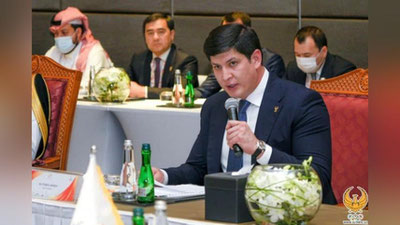 'Otabek Umarov Osiyo Olimpiya Kengashining vise-prezidenti etib saylandi'ning rasmi