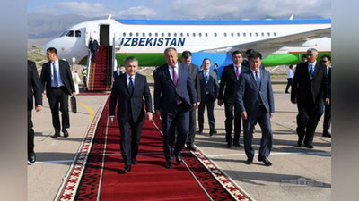 'Shavkat Mirziyoev Qirg`izistonga keldi'ning rasmi