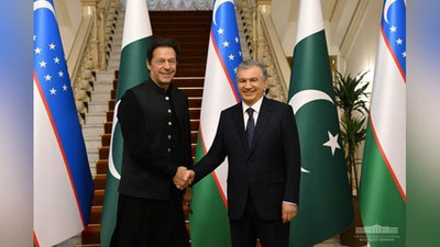 Изрображение 'Главы Узбекистана и Пакистана выступили за усиление потенциала сотрудничества'