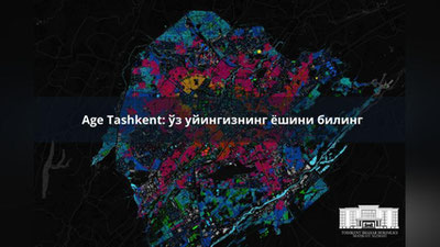 Изрображение 'Запущена интерактивная карта с возрастом зданий Ташкента'