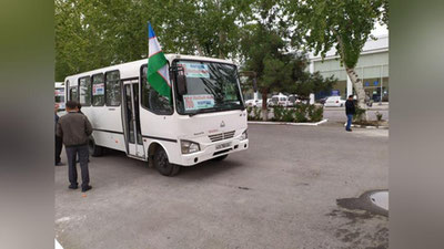 'Farg`ona va Qirg`izistonning Qizil-Qiya shaharlari o`rtasida avtobus qatnovi yo`lga qo`yildi'ning rasmi