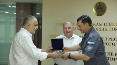 'Ichki ishlar vazirligi va Kinematografiya agentligi o`rtasida Memorandum imzolandi'ning rasmi