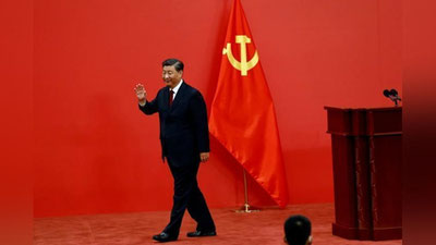 'Si Szinpin uchinchi bor Xitoy kommunistik partiyasi Bosh kotibi etib saylandi'ning rasmi