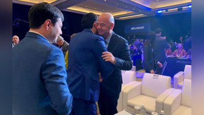 Изрображение 'УМИД АХМАТДЖАНОВ ВСТРЕТИЛСЯ С ДЖАННИ ИНФАНТИНО'