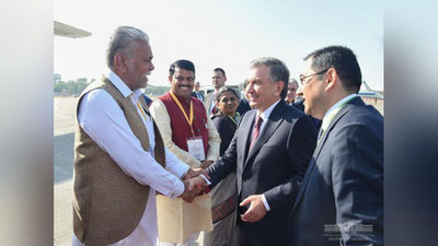 Изрображение 'ШАВКАТ МИРЗИЁЕВ ЗАВЕРШИЛ РАБОЧИЙ ВИЗИТ В ИНДИЮ'