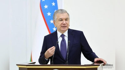 Изрображение 'Шавкат Мирзиёев ответил на вопрос "На чьей стороне Узбекистан?"'
