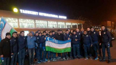 Изрображение 'СБОРНАЯ УЗБЕКИСТАНА ПО ФУТЗАЛУ ОТПРАВИЛАСЬ НА ЧЕМПИОНАТ АЗИИ'