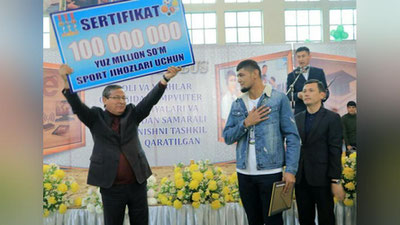 'Andijon viloyati hokimi MMA jangchilariga «Spark» sovg`a qildi'ning rasmi