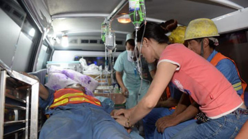 'Xitoyda uchta uy vayronaga aylandi'ning rasmi