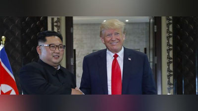 'Tramp va Kim Chen In Vetnamda uchrashadi 'ning rasmi