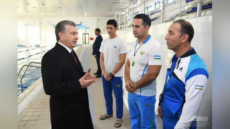 'Prezident sportchilar bilan cuhbatlashdi'ning rasmi