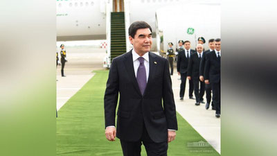 'Гурбангули Бердимуҳамедов давлат ташрифи билан мамлакатимизга келди (видео)'ning rasmi