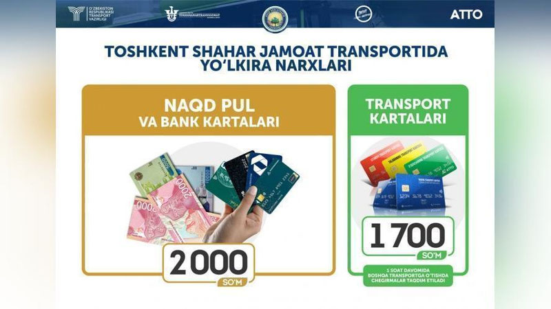 'Rasman! Jamoat transportida yo`l haqi 1 noyabrdan oshirilmoqda'ning rasmi