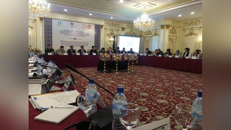 'Xotin-qizlar huquqlari kamsitilishining barcha shakllariga barham berish yuzasidan amalga oshirilgan ishlar sarhisob qilindi'ning rasmi