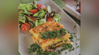 '​Klassik duet — kartoshka va qo`ziqorinli toblama'ning rasmi