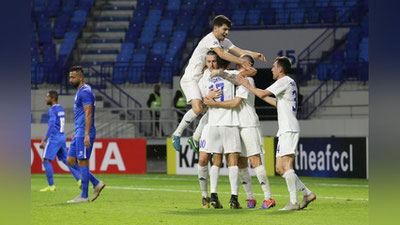 Изрображение '"ПАХТАКОР" ВЫХОДИТ В ГРУППОВОЙ ЭТАП ЛЧА, "АГМК" - ВЫЛЕТАЕТ'