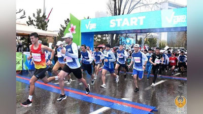 'V Toshkent xalqaro marafoni bo`lib o`tdi'ning rasmi