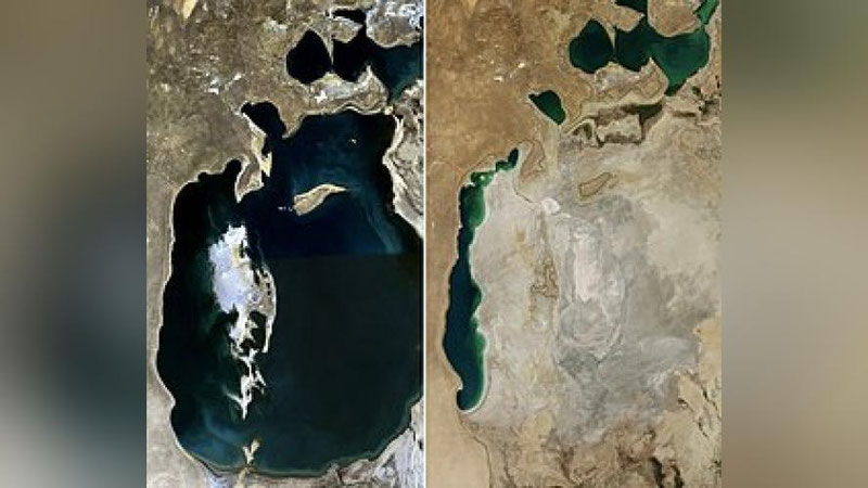 'Orol dengizining suv sathi ko`tarilgani aytilmoqda'ning rasmi