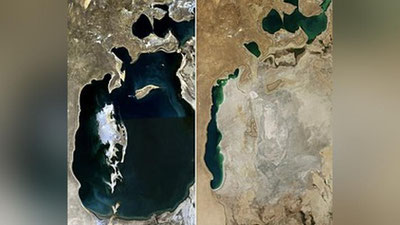 'Orol dengizining suv sathi ko`tarilgani aytilmoqda'ning rasmi